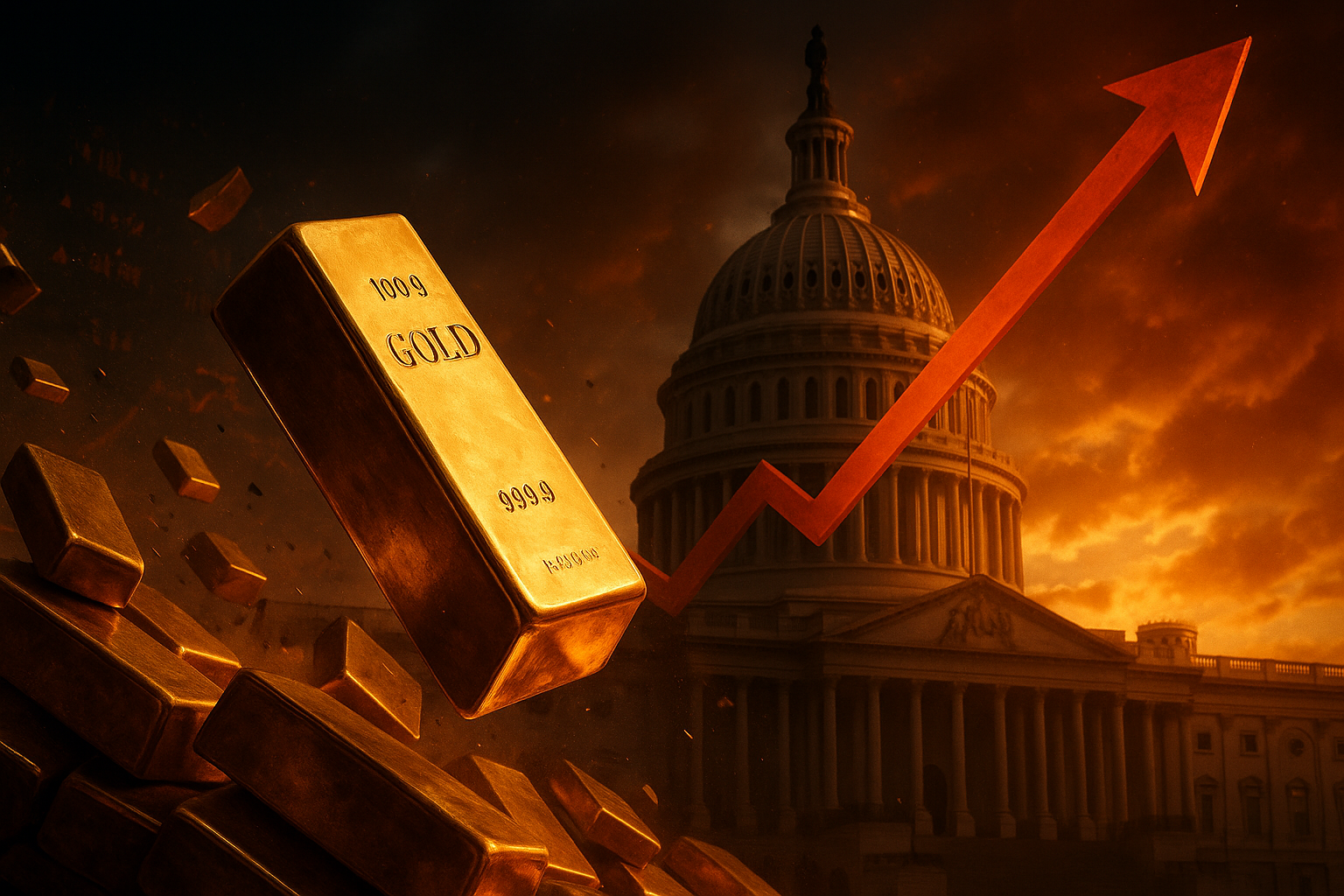 แนวโน้มราคาทองวันนี้ ทะยานสู่ $3,895 หลังชัตดาวน์สหรัฐฯ กระทบเศรษฐกิจโลก